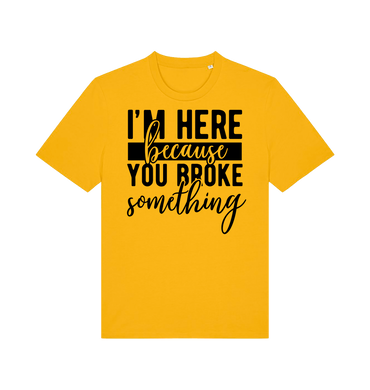 Spectra Yellow Printed T-shirt Front