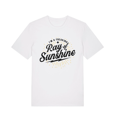 White Printed T-shirt Front