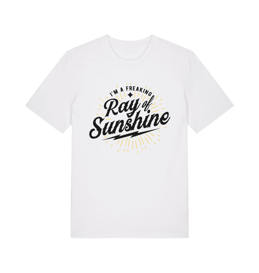 White Printed T-shirt Front
