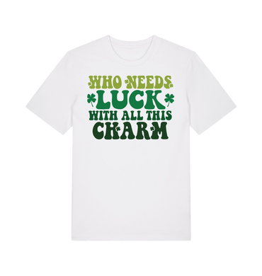 White Printed T-shirt Front