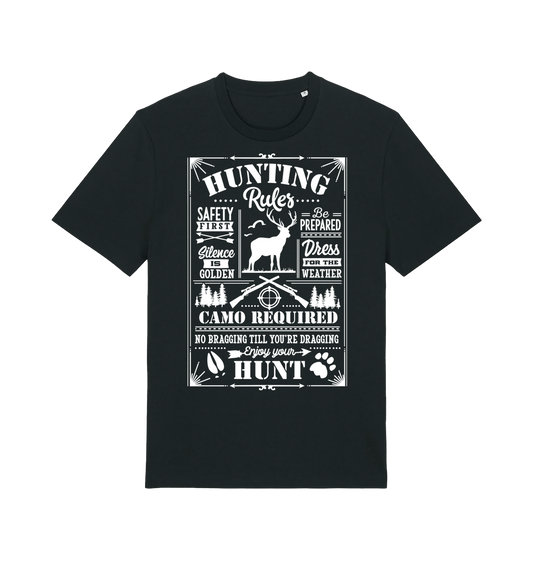 Black Printed T-shirt Front