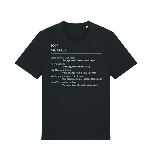 Black Printed T-shirt Front