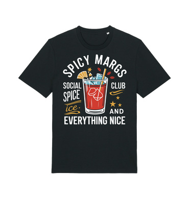 Black Printed T-shirt Front