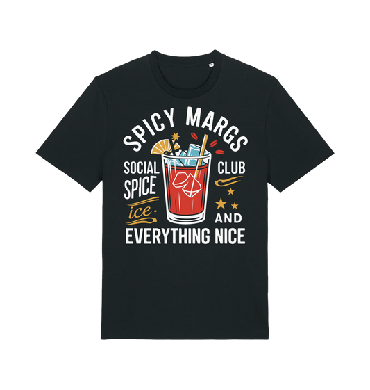 Black Printed T-shirt Front