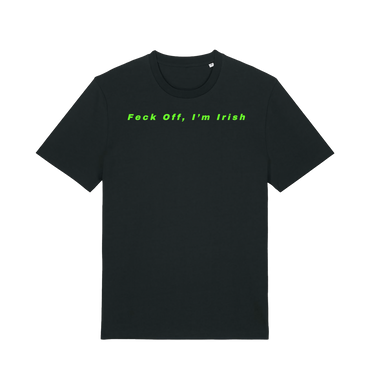 Black Printed T-shirt Front
