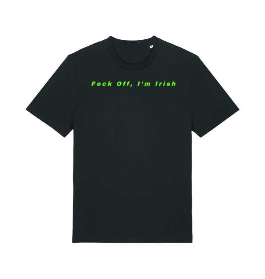 Black Printed T-shirt Front