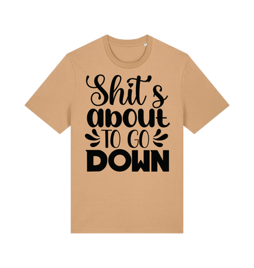 Latte Printed T-shirt Front