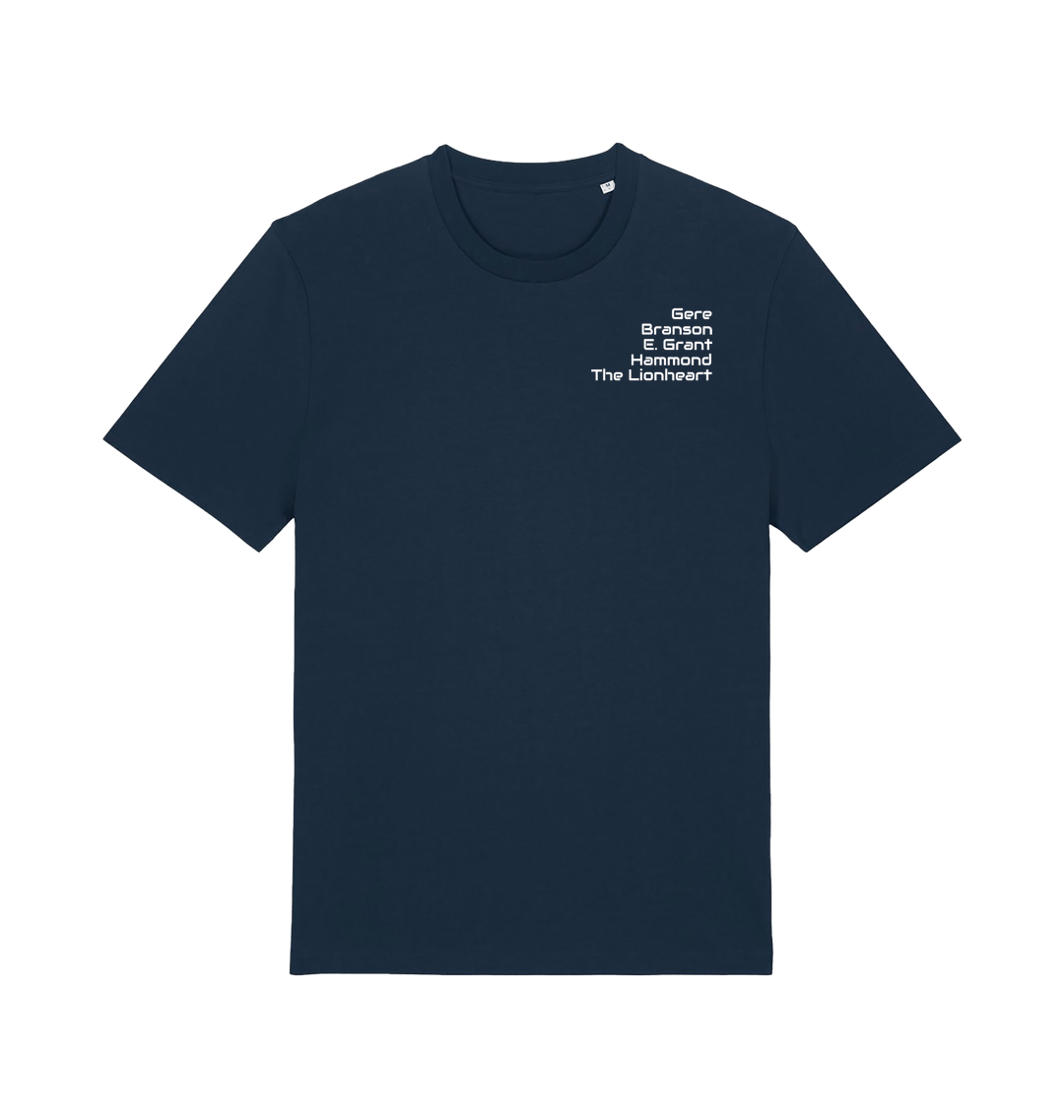 French Navy Printed T-shirt Front