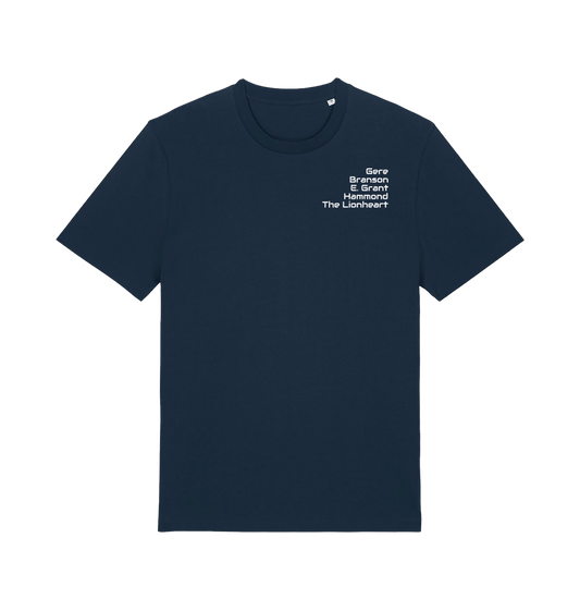 French Navy Printed T-shirt Front
