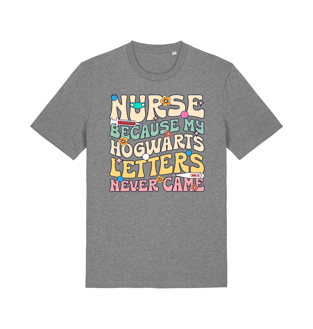 Mid Heather Grey Printed T-shirt Front