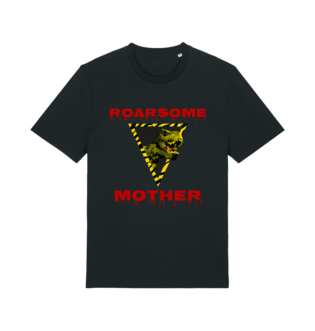 Black Printed T-shirt Front
