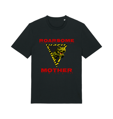 Black Printed T-shirt Front