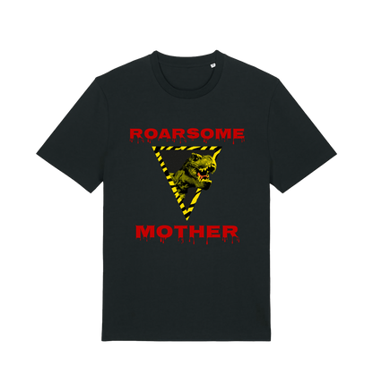 Black Printed T-shirt Front