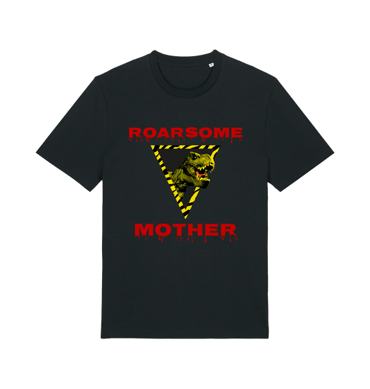 Black Printed T-shirt Front