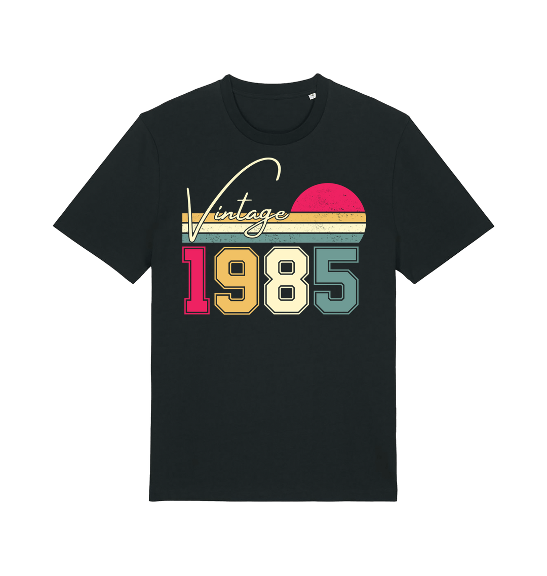 Black Printed T-shirt Front