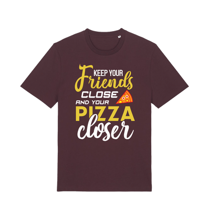 Red Brown Printed T-shirt Front