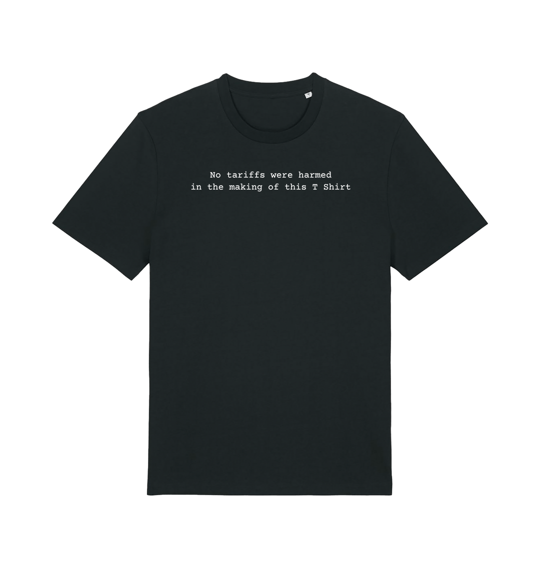 Black Printed T-shirt Front