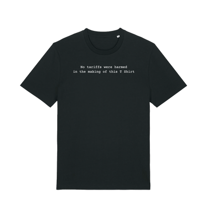 Black Printed T-shirt Front