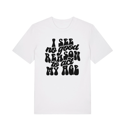 White Printed T-shirt Front