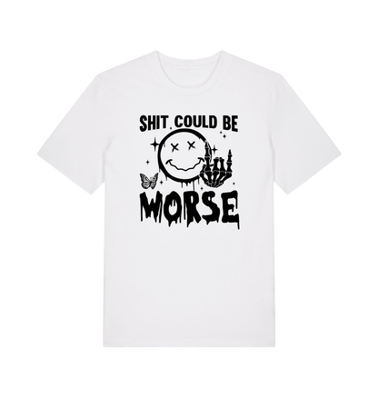 White Printed T-shirt Front