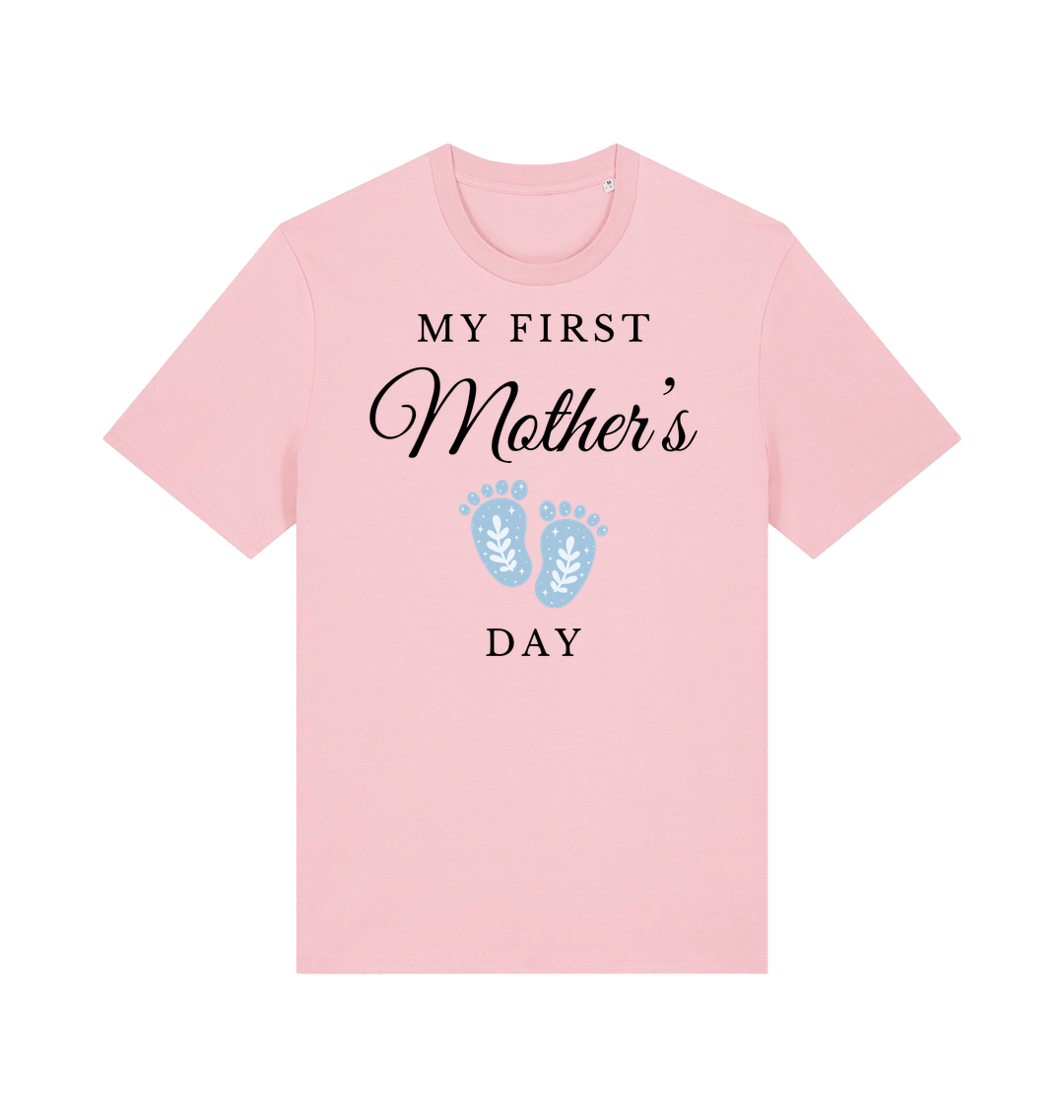 Cotton Pink Printed T-shirt Front