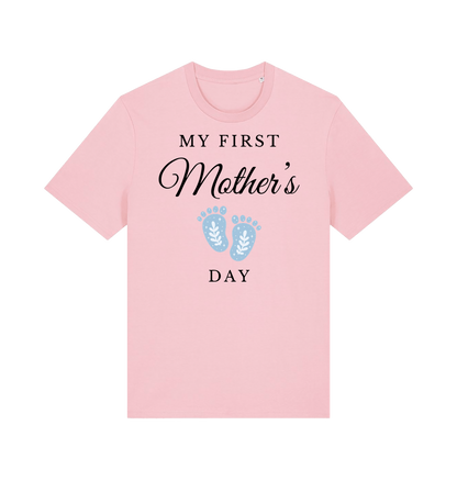 Cotton Pink Printed T-shirt Front