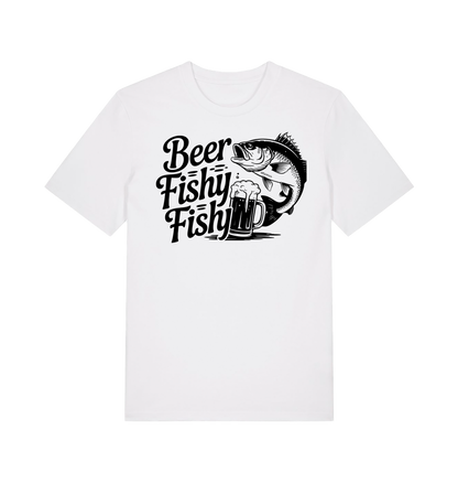 White Printed T-shirt Front