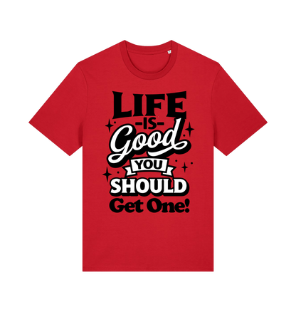 Red Printed T-shirt Front