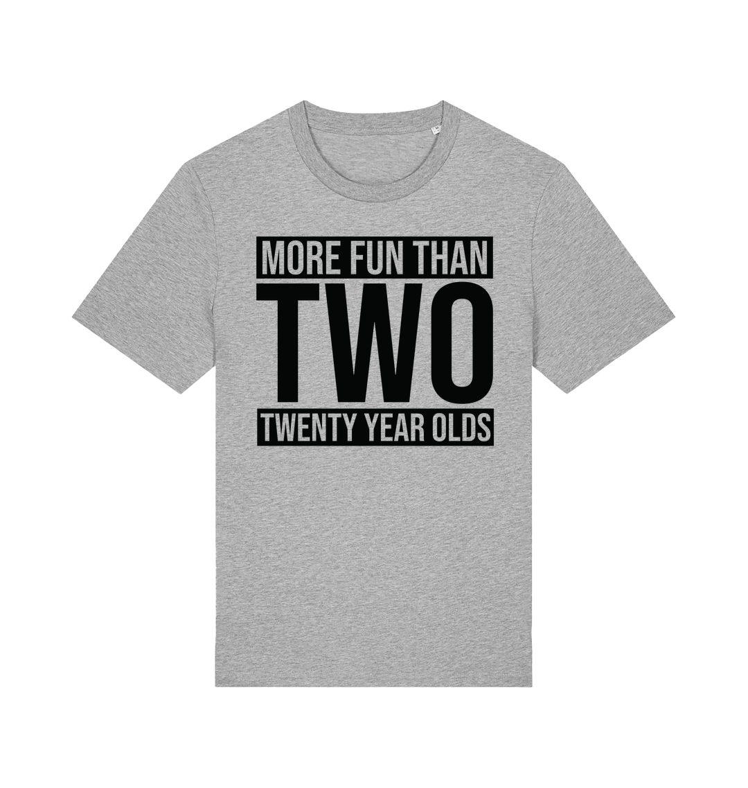 Heather Grey Printed T-shirt Front