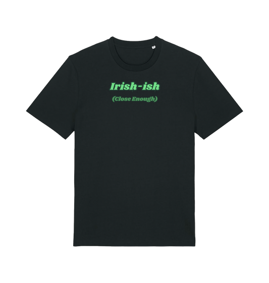 Black Printed T-shirt Front