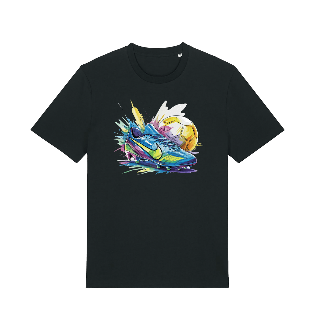 Black Printed T-shirt Front