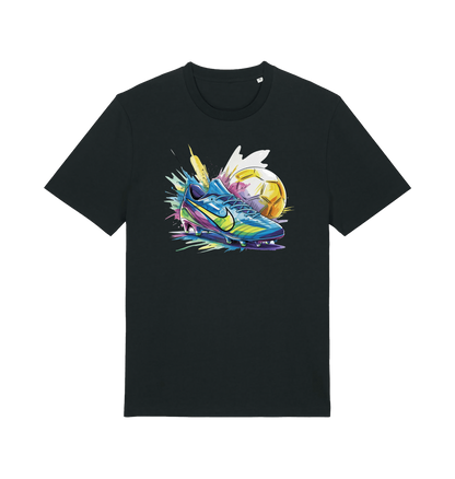 Black Printed T-shirt Front