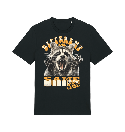 Black Printed T-shirt Front