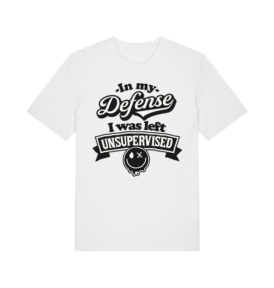 White Printed T-shirt Front