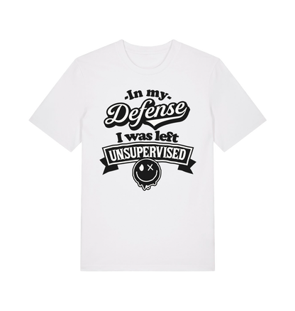 White Printed T-shirt Front