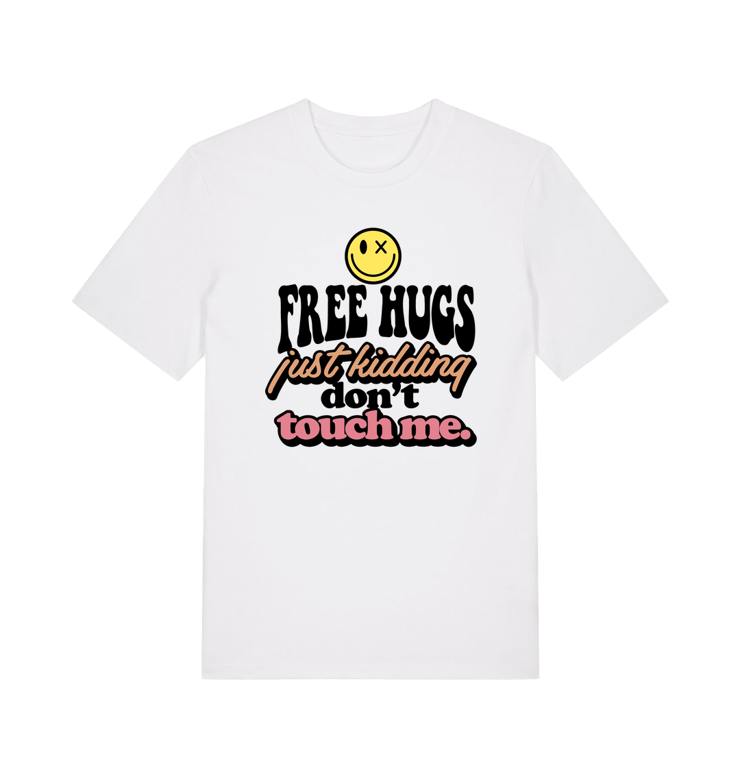 White Printed T-shirt Front