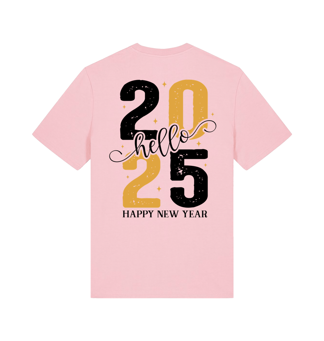 Cotton Pink Printed T-shirt Back