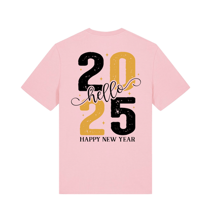 Cotton Pink Printed T-shirt Back