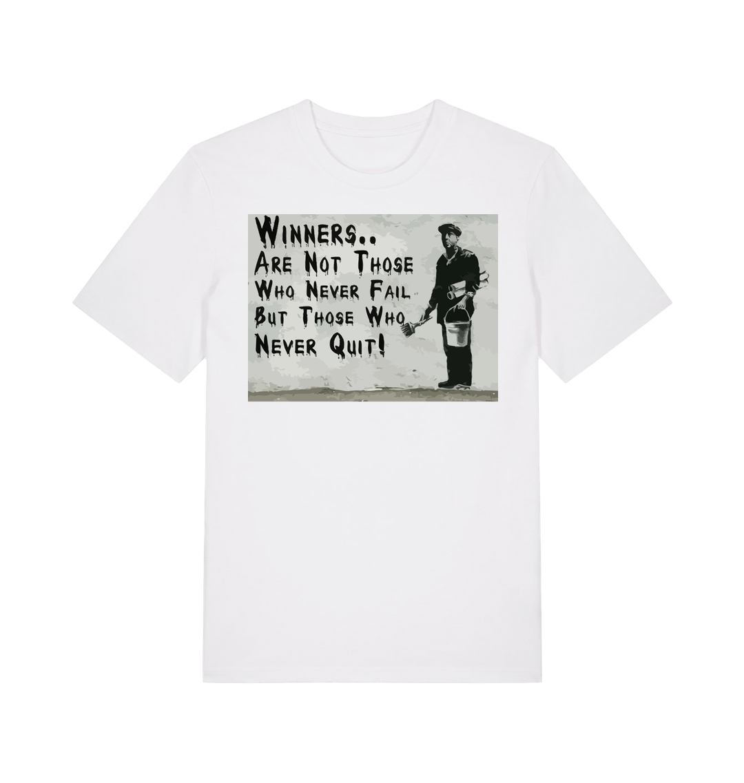 White Printed T-shirt Front