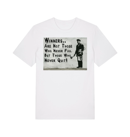 White Printed T-shirt Front
