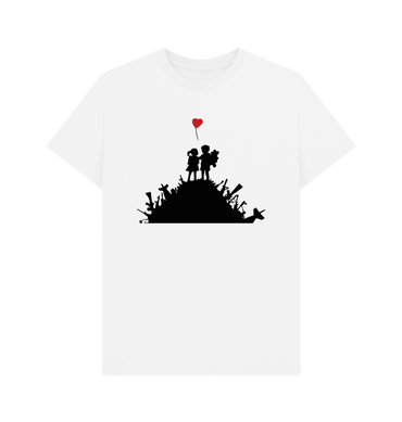 White Printed T-shirt Front