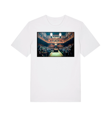 White Printed T-shirt Front