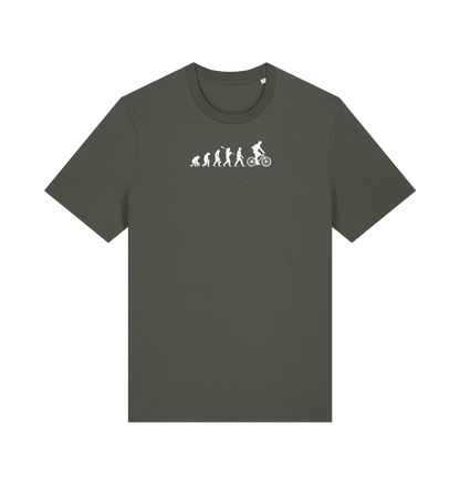 Khaki Printed T-shirt Front