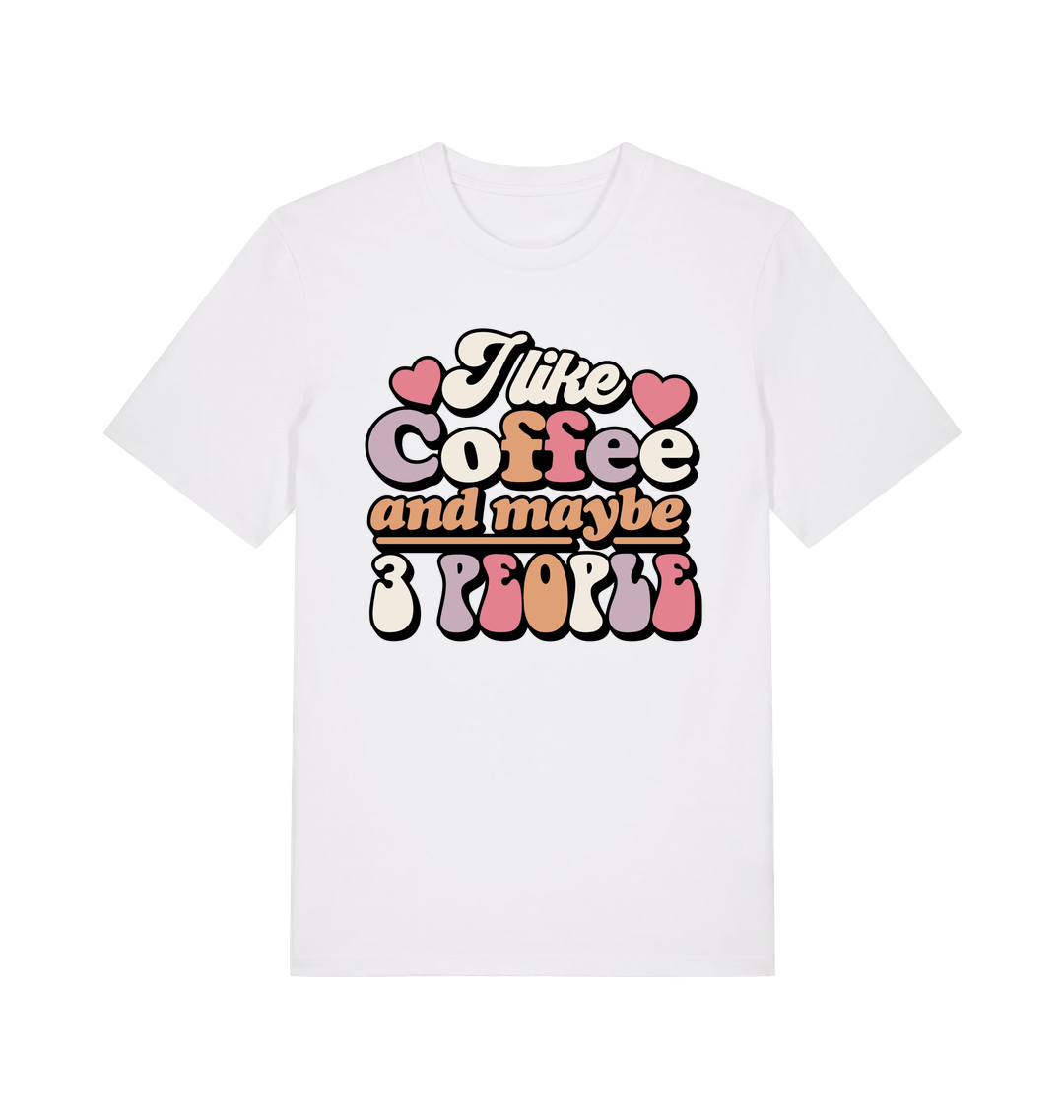 White Printed T-shirt Front