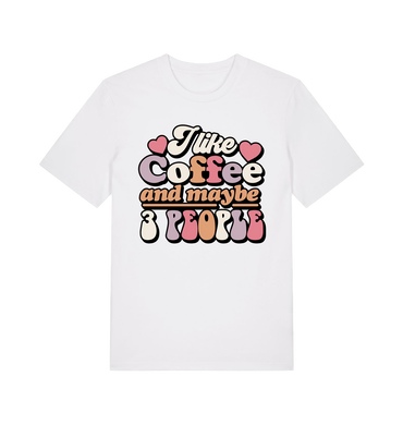 White Printed T-shirt Front