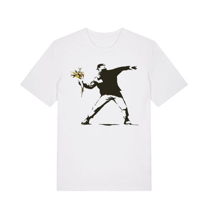 White Printed T-shirt Front