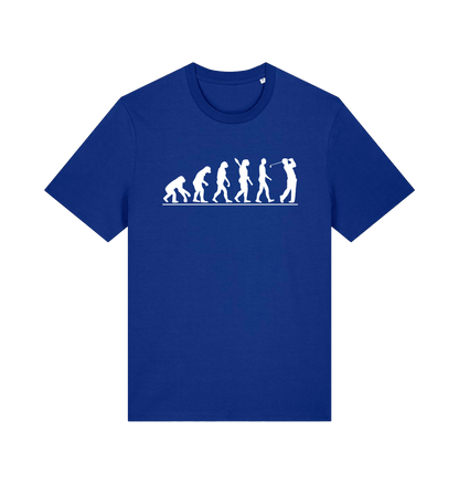 Worker Blue Printed T-shirt Front