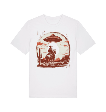 White Printed T-shirt Front