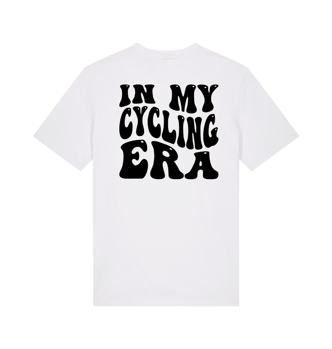 White Printed T-shirt Back