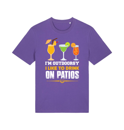 Purple Love Printed T-shirt Front